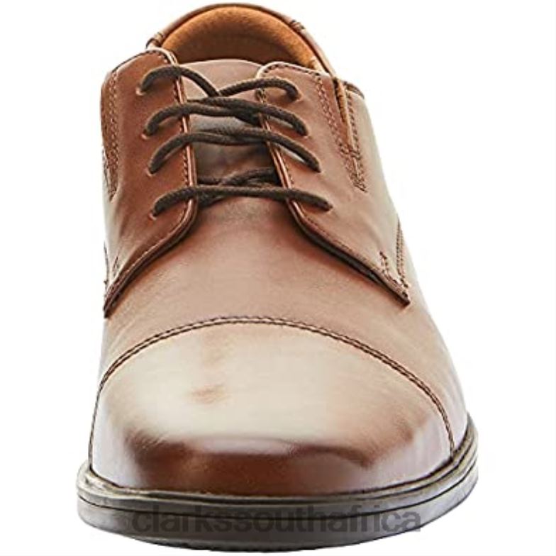 Brown Clarks Men's Tilden Cap Derbys 840402507 Men Clarks