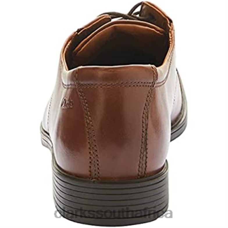 Brown Clarks Men's Tilden Cap Derbys 840402507 Men Clarks