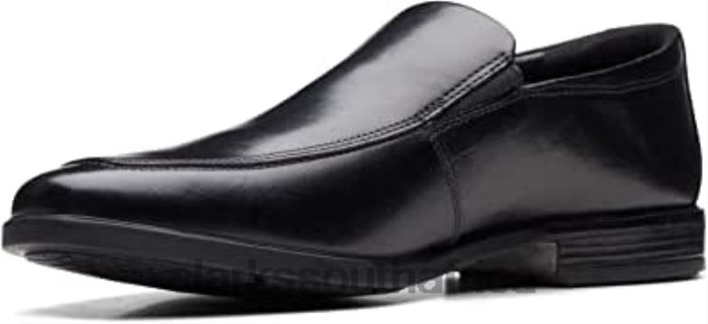 Clarks Black Leather Men's Howard Edge Derby 84040841 Men Clarks Black Leather