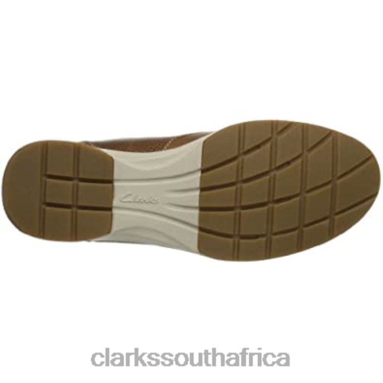 Clarks Brown Tan Leather Men's Stafford Park5 Derby 840401433 Men Clarks Brown Tan Leather