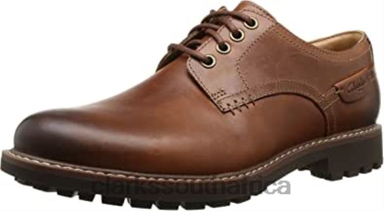 Clarks Men's Montacute Hall Derby Brown 840402410 Men Clarks Brown