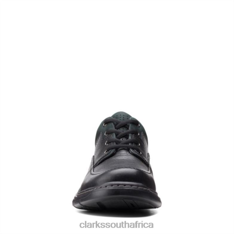 Black Leather Clarks Un Brawley Lace Black Leather 840406739 Men Clarks Black Leather