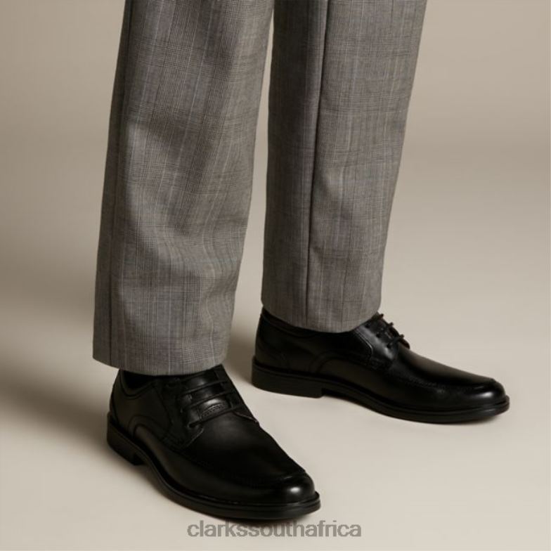 Un Aldric Park Black Leather Clarks Black Leather 840405623 Men Clarks Black Leather