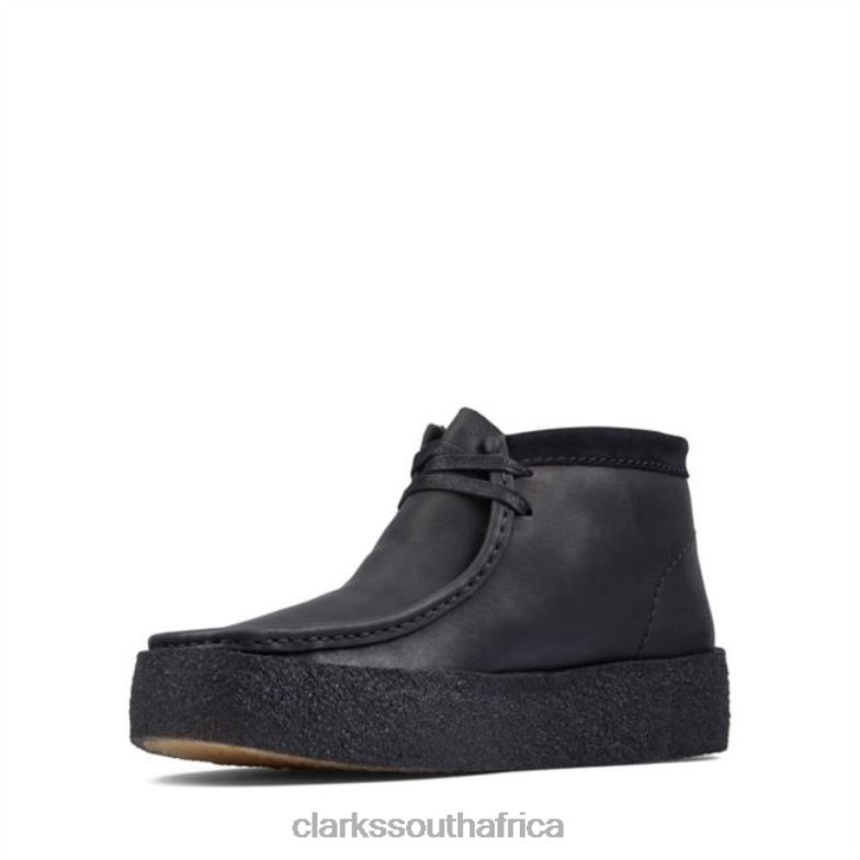 Wallabee Cup Bt Black Leather Clarks Black Leather 840406591 Men Clarks Black Leather