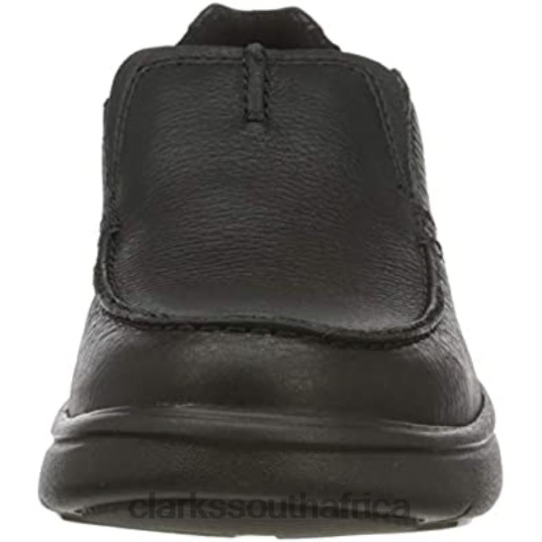 Black Tumbled Leather Men's Bradley Free Loafer Clarks 840402196 Men Clarks Black Tumbled Leather