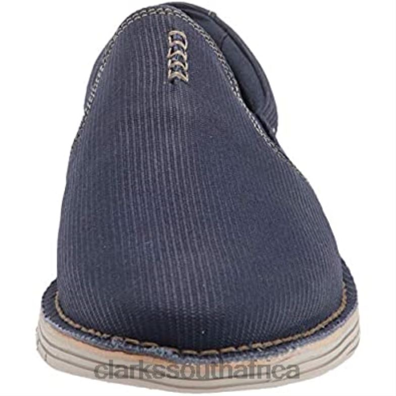 Dark Blue Canvas Clarks Men's Forge Free Loafer 840402352 Men Clarks Dark Blue Canvas