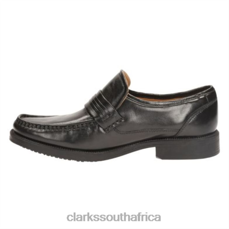 Hail Work Clarks Black Leather 840404407 Men Clarks Black Leather