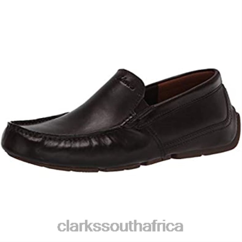 Men's Markman Pladriving Style Loafer Dark Brown Leather Clarks 840402830 Men Clarks Dark Brown Leather