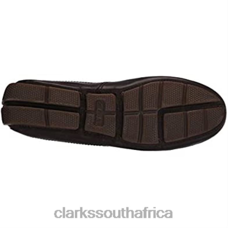 Men's Markman Pladriving Style Loafer Dark Brown Leather Clarks 840402830 Men Clarks Dark Brown Leather