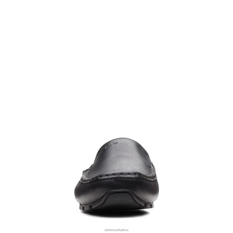Oswick Plain Clarks Black Leather 840403613 Men Clarks Black Leather
