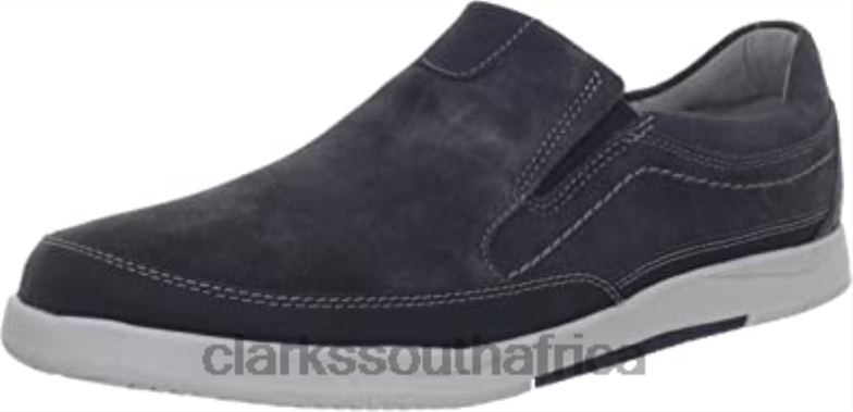 Vulcan Remus Mens Blue Suede Loafers Shoes Clarks 840402900 Men Clarks