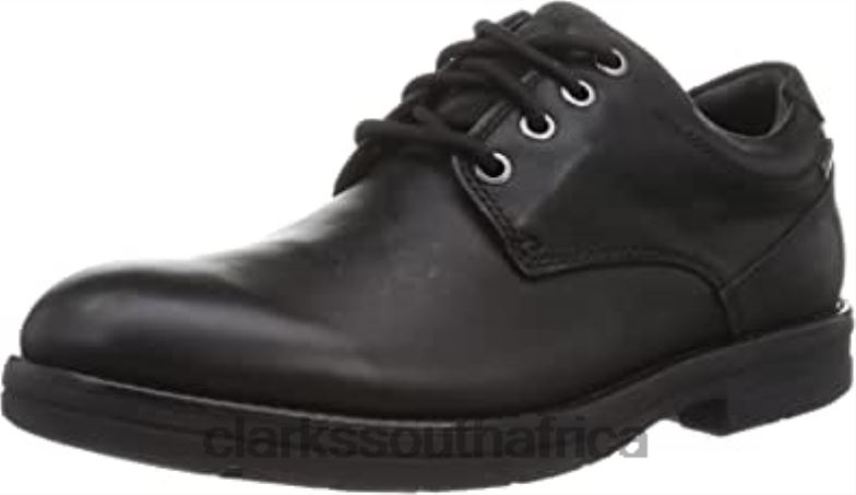 Black Clarks Banning Lo Gtx Black Leather Mens Formal Shoes 84040712 Men Clarks Black