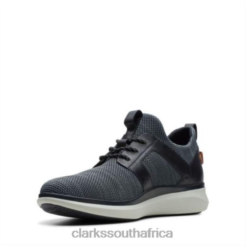 Black Combi Clarks Un Globe Lace 840404483 Men Clarks Black Combi
