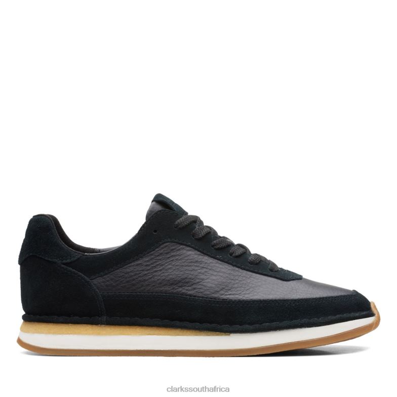 Black Combination Clarks Craft Run Lace Black Combination 840406723 Men Clarks Black Combination