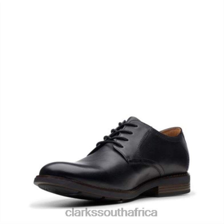 Black Leather Becken Lace Clarks 840404460 Men Clarks Black Leather