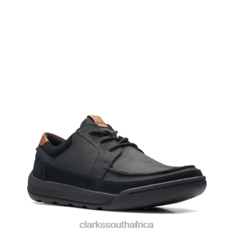 Black Leather Clarks Ashcombe Craft Black Leather 840405624 Men Clarks Black Leather