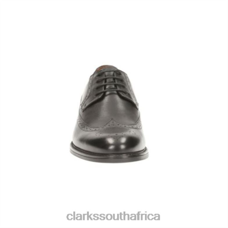 Black Leather Clarks Beckfield Limit 840404464 Men Clarks Black Leather