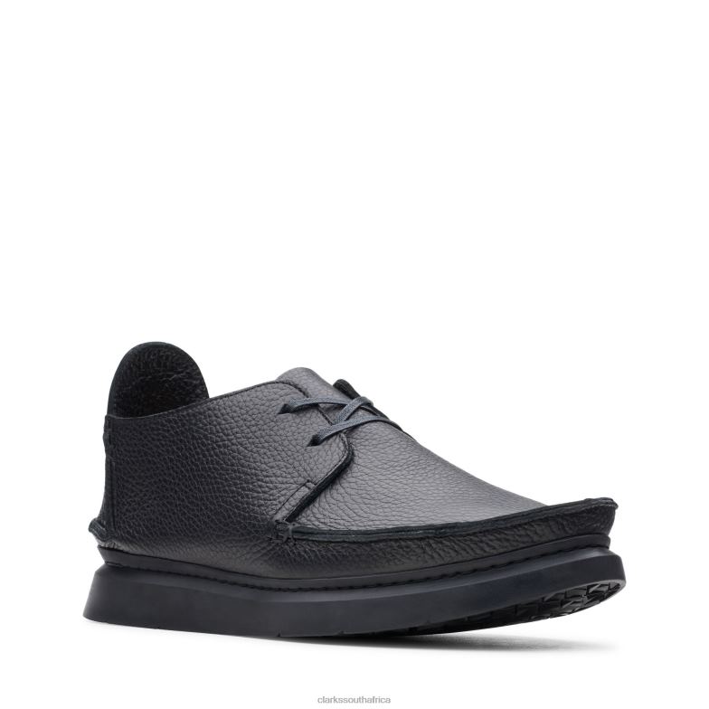 Black Leather Clarks Seven 840403739 Men Clarks Black Leather