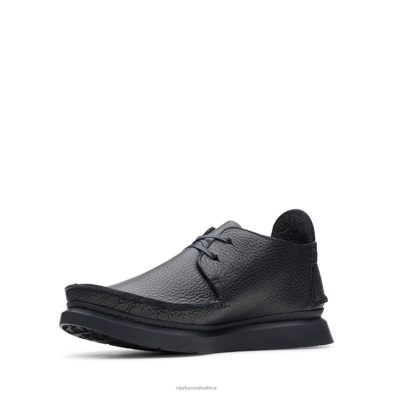 Black Leather Clarks Seven 840403739 Men Clarks Black Leather