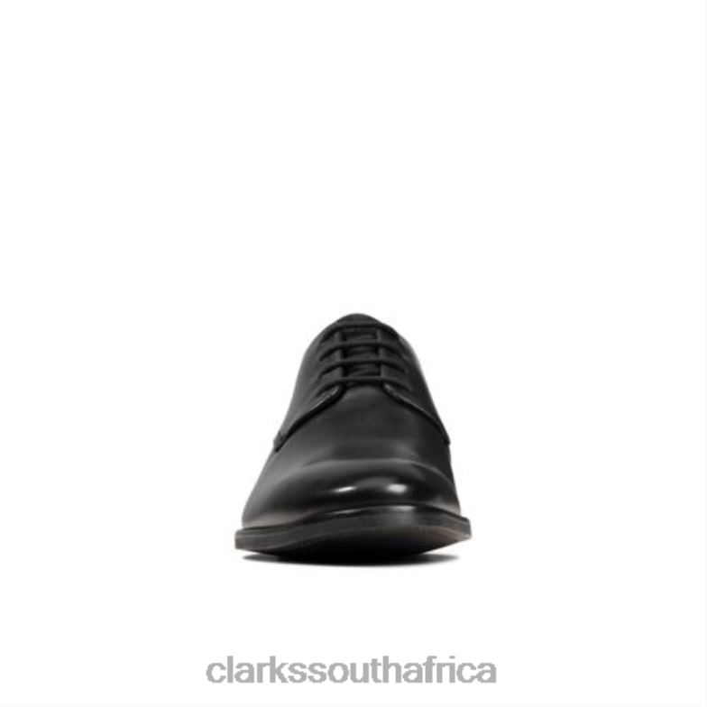 Black Leather Clarks Stanford Walk 840404480 Men Clarks Black Leather