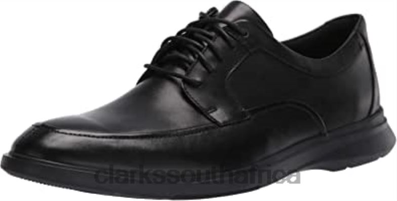 Black Leather Mens Un Lipari Walk Shoes Clarks 840402204 Men Clarks Black Leather