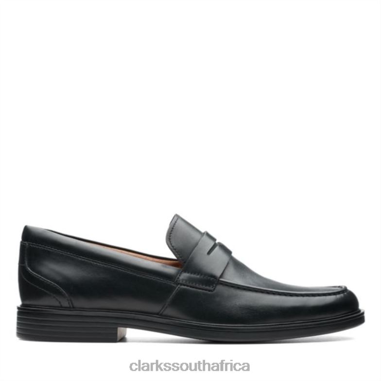 Black Leather Un Aldric Step Black Leather Clarks 840405564 Men Clarks Black Leather