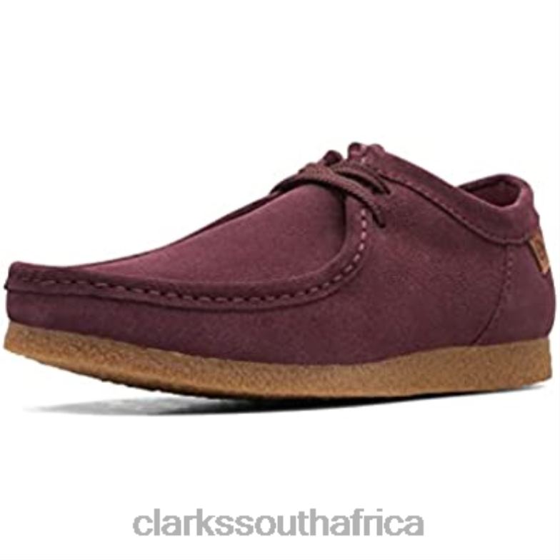 Burgundy Suede Clarks Men's Shacre Ii Run Moccasin 840401915 Men Clarks Burgundy Suede