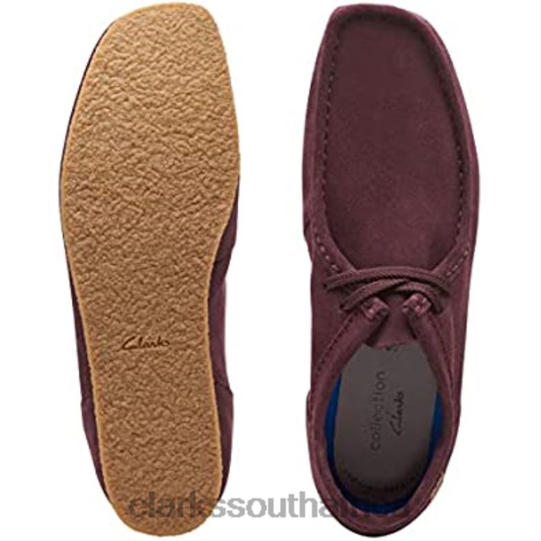 Burgundy Suede Clarks Men's Shacre Ii Run Moccasin 840401915 Men Clarks Burgundy Suede