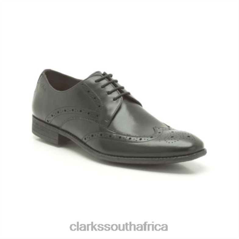 Clarks Black Leather Chart Limit 840404521 Men Clarks Black Leather