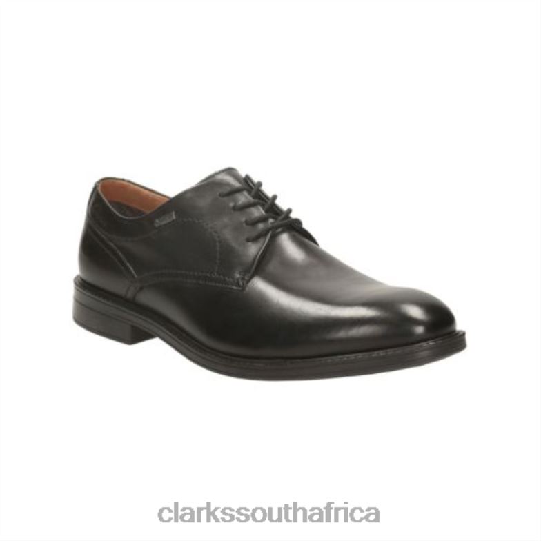 Clarks Black Leather Chilver Walk Gtx 840404513 Men Clarks Black Leather