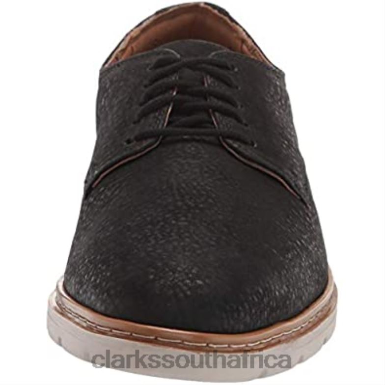 Clarks Black Nubuck Mens Lug Lite Low Shoes 840402873 Men Clarks Black Nubuck