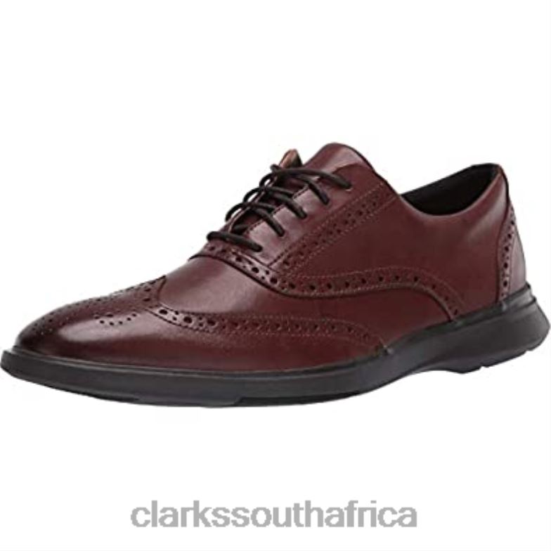 Clarks Mahoga Ny Leather Mens Un Lipari Ave Shoes 84040401 Men Clarks Mahogany Leather