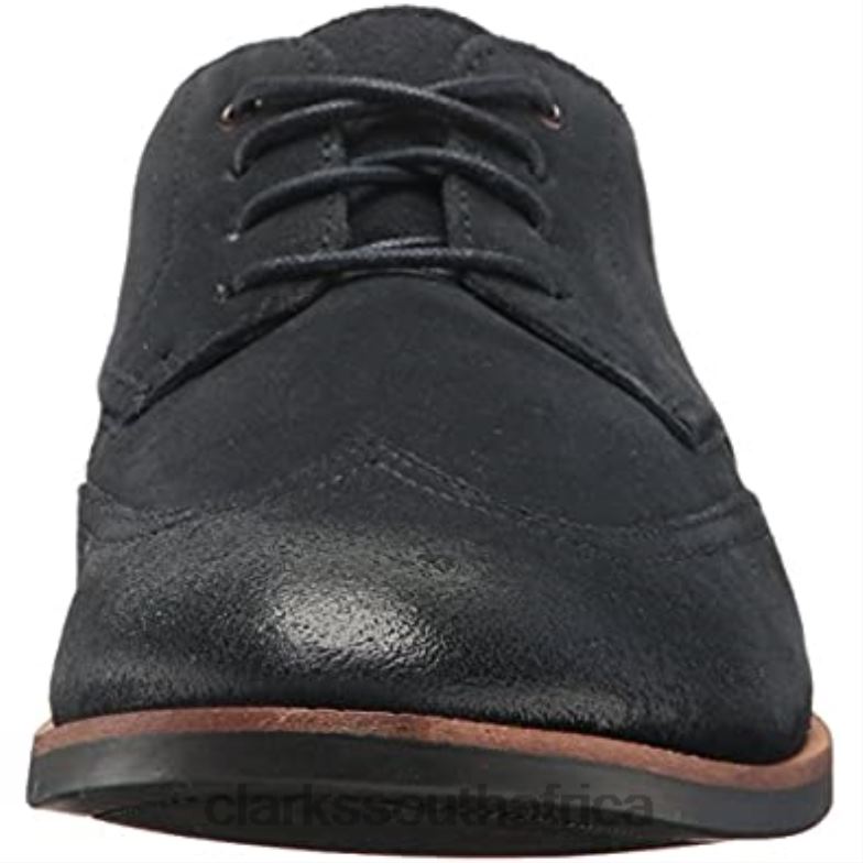 Clarks Mens Broyd Wing Broyd Wing Navy Suede 840402506 Men Clarks Navy Suede