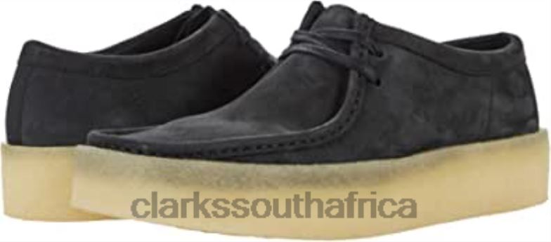 Clarks Mens Wallabee Cup M Shoe Black Nubuck 840401130 Men Clarks Black Nubuck