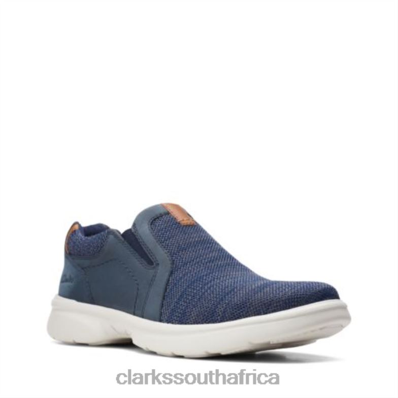 Clarks Navy Knit Bradley Easy 840404433 Men Clarks Navy Knit
