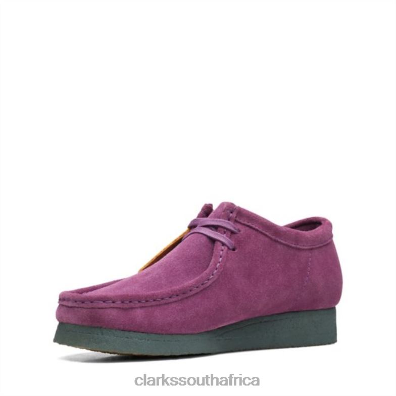 Clarks Purple/Green Wallabee Purple/Green 840406633 Men Clarks Purple/Green