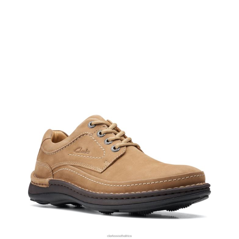Clarks Sand Nubuck Nature Three 840403657 Men Clarks Sand Nubuck