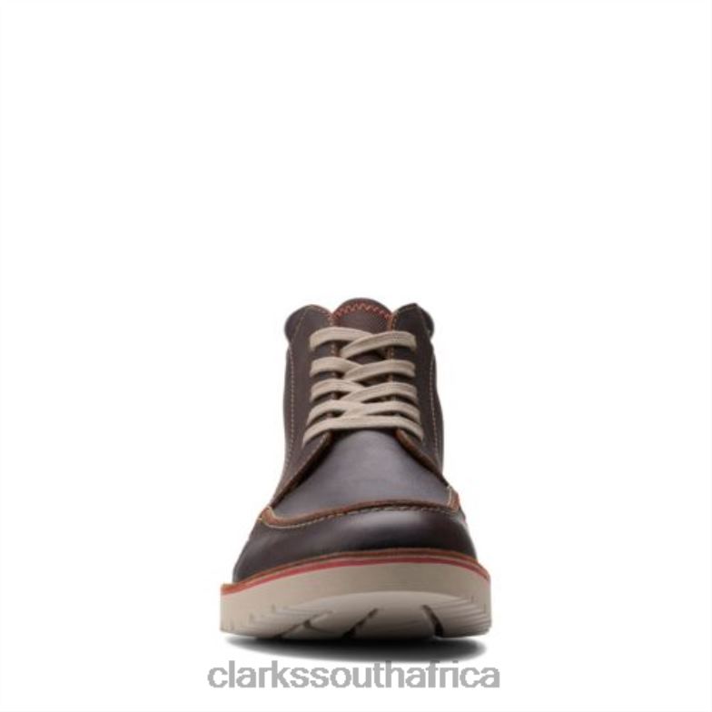 Clarks Vargo Moc Brown Leather 840404538 Men Clarks Brown Leather