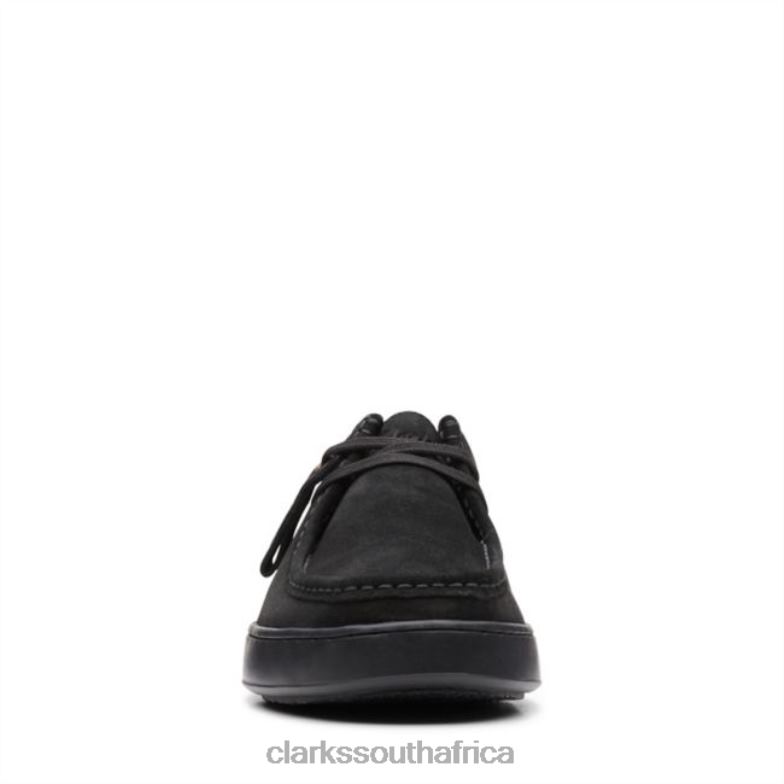 Court Lite Wally Black/Black Clarks 840406567 Men Clarks Black