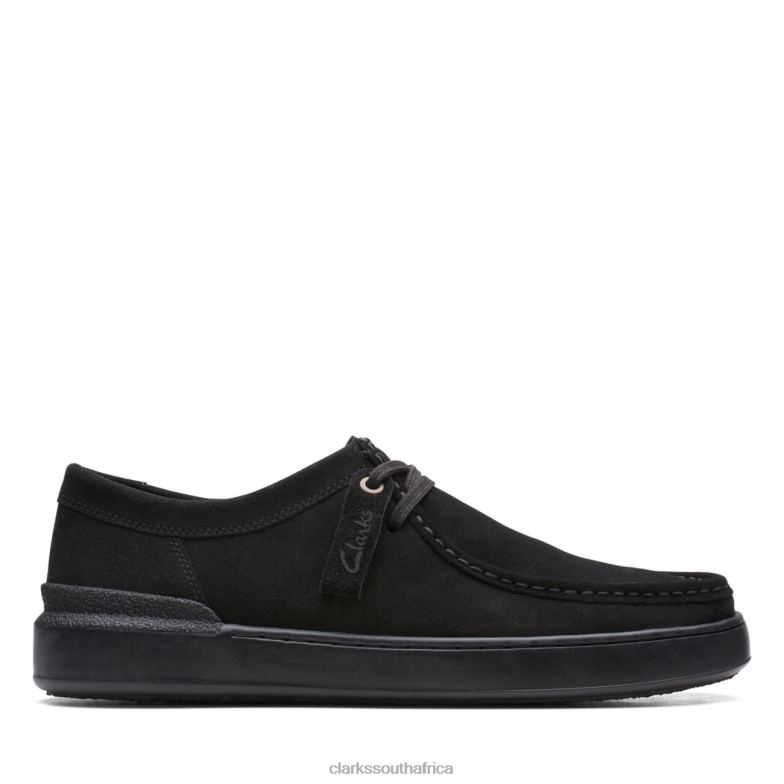 Court Lite Wally Black/Black Clarks Black/Black 840405493 Men Clarks Black