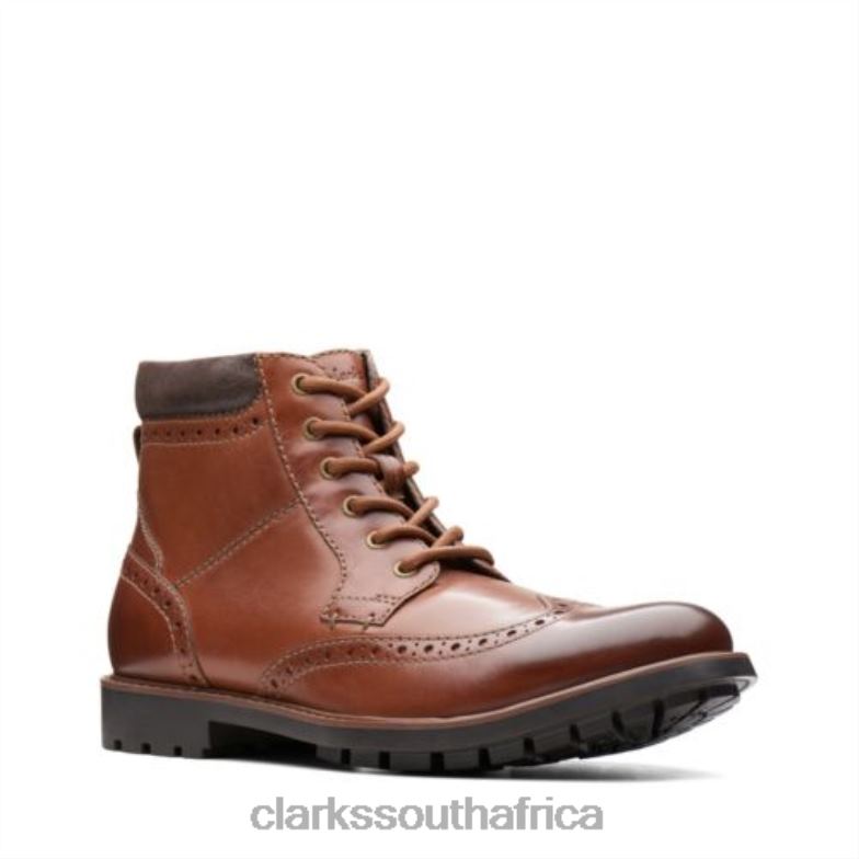 Curington Rise Clarks Tan Leather 840404551 Men Clarks Tan Leather