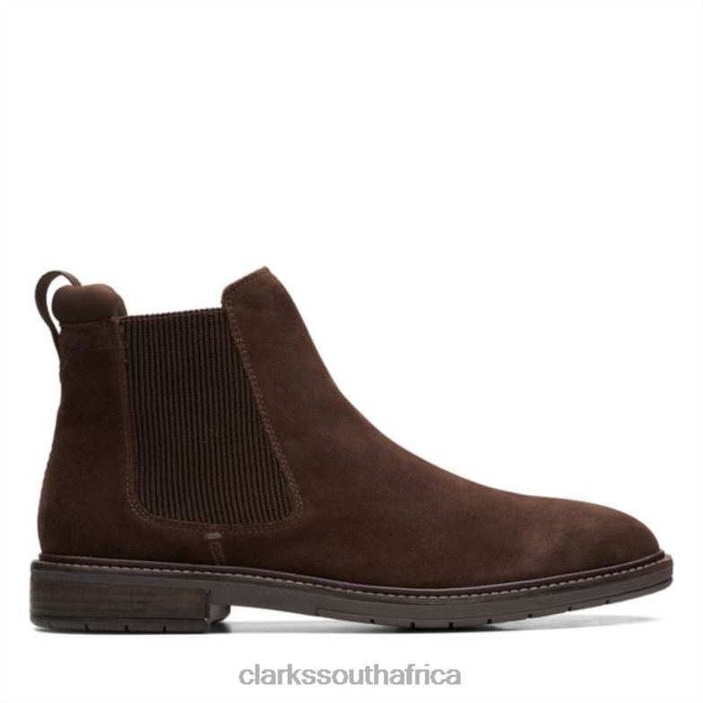 Dark Brown Suede Clarkdale Hall Dark Brown Suede Clarks 840405708 Men Clarks Dark Brown Suede