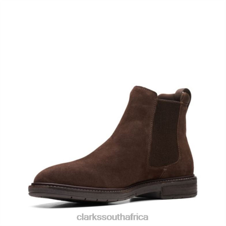 Dark Brown Suede Clarkdale Hall Dark Brown Suede Clarks 840405708 Men Clarks Dark Brown Suede