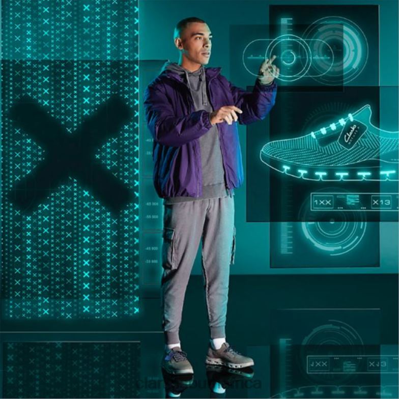 Grey Knit Clarks Nature X Lo Grey Knit 840406667 Men Clarks Grey Knit