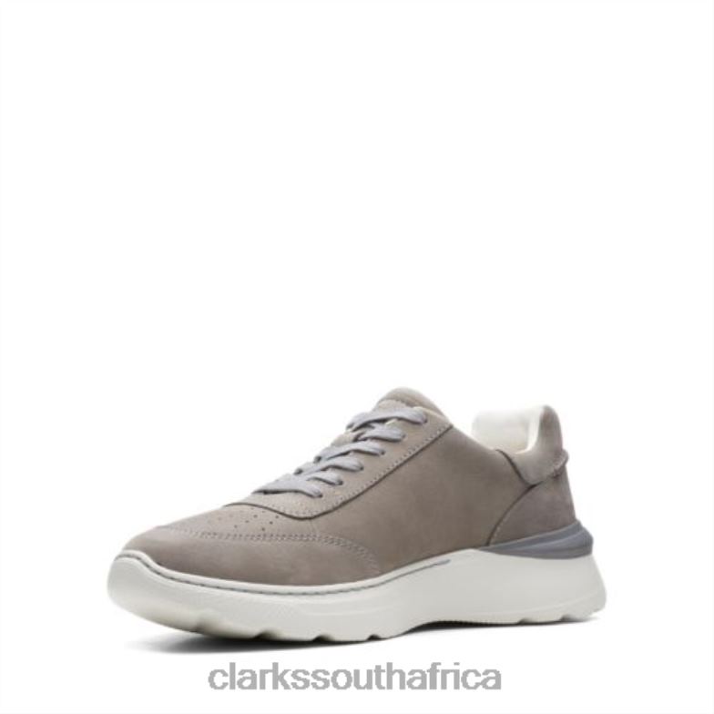 Grey Nubuck Clarks Sprint Lite Lace 840404459 Men Clarks Grey Nubuck