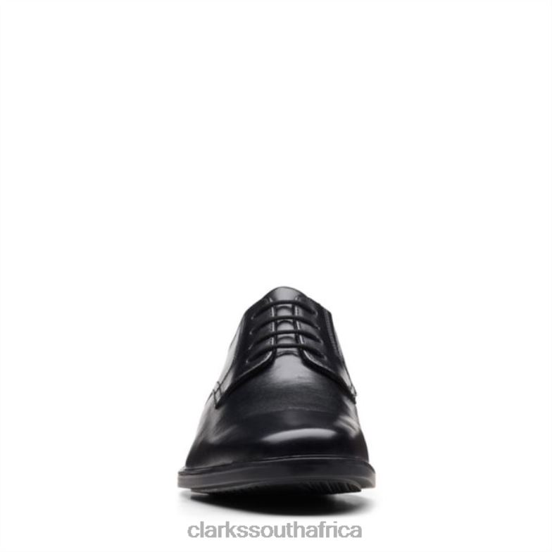 Howard Walk Black Leather Clarks Black Leather 840405463 Men Clarks Black Leather