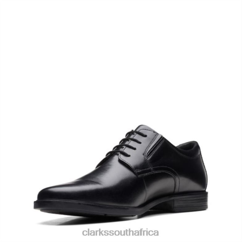 Howard Walk Black Leather Clarks Black Leather 840405463 Men Clarks Black Leather