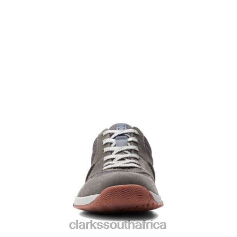 Langton Race Grey Nubuck Clarks 840404438 Men Clarks Grey Nubuck