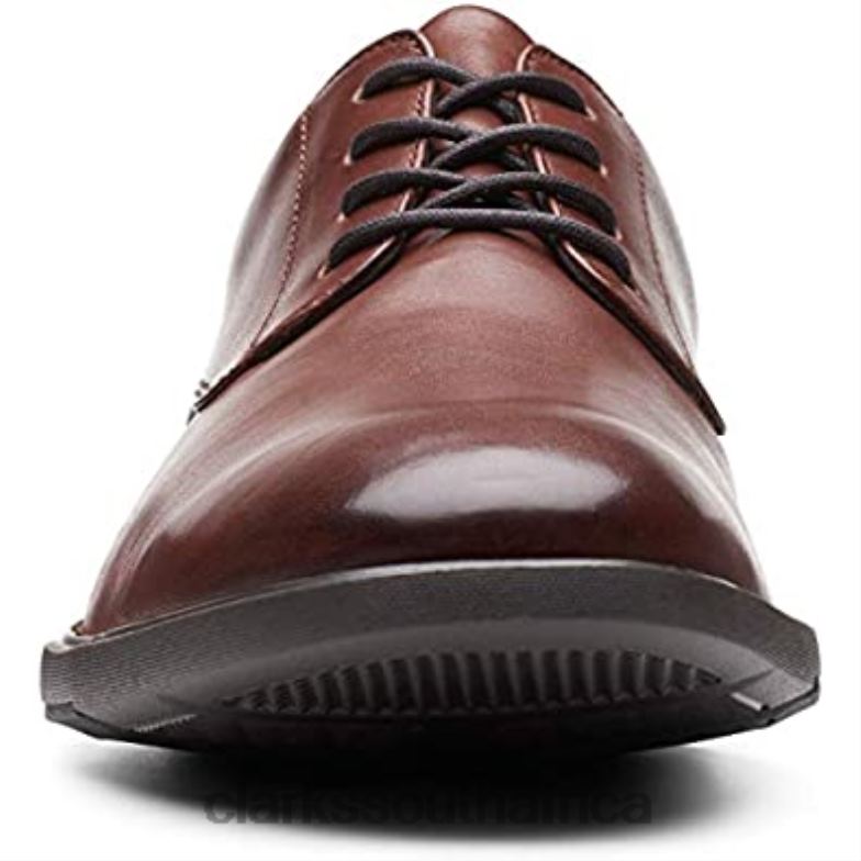 Mahoga Ny Leather Clarks Mens Un Lipari Park Shoes 84040403 Men Clarks Mahogany Leather