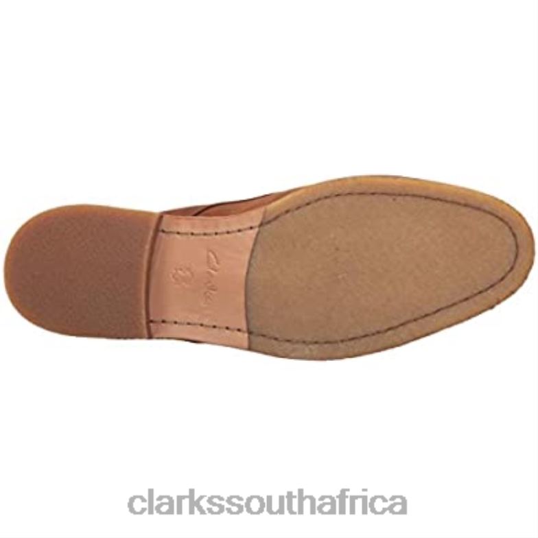 Men's Clarkdale Moon Dark Tan Leather Clarks 840402039 Men Clarks
